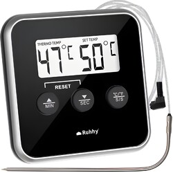 Fleischthermometer Digital Bratenthermometer Grillthermometer Backofen