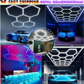 5/8/14x Hexagon LED Lampe Röhren RGB Werkstatt Garage Wand Decken Leuchte 6500K