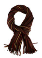 Strickschal 100%Wolle (Merino) bordeauxrot Herren Schal Damen Schal mit Fransen