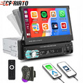 Autoradio 1 DIN Mit 7 Zoll Bildschirm Carplay Android Auto Bluetooth AUX TF USB