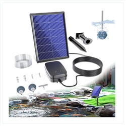 Teichbelüfter Solar Pumpe Aquarium Sauerstoffpumpe Gartenteich Aquarien