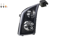 Scheinwerfer passend für VW Crafter 2E 04/06- 05/13 Links + Leucht. + Stellmotor