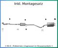 Auspuffanlage für Chevrolet Spark (M300) 1.0 1.2 Hosenrohr Auspuff Montagesatz