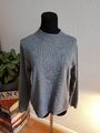 Damen Primark Pulli Sweater Pullover Grau stretch kuschel weich M 38 L 40