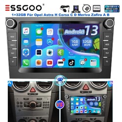 Android 32G Autoradio Für Opel Astra H Corsa C D Vectra GPS Navi BT RDS +MIK KAM