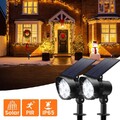 LED Solarleuchte Gartenlampes Landschaftsbild Dimmbar Solarstrahler Wasserdicht