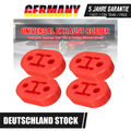 4x Stück Polyurethan PU Auspuff Gummi verstärkte Ausführung Universal