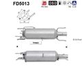 AS FD5013 Ruß-/Partikelfilter, Abgasanlage passend für FIAT OPEL SAAB