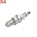 BOSCH Zündkerze x4 Stück für FORD FIAT DAIHATSU DAEWOO CITROEN BMW 1961-