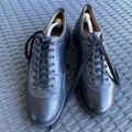 Shoepassion Edelsneaker / rahmengenäht / Gr. 42,5 - Glattleder - schwarz