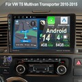 Für VW T5 Multivan 2010-2015 4+64G Android 14 Autoradio Carplay GPS NAVI SWC KMA
