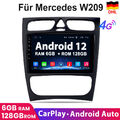 6+128G Android12Carplay Autoradio GPS Für Mercedes Benz C/CLK/G Klasse W203 W209