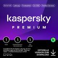 Kaspersky Premium 2024 | 1 PC 1 Jahr  Passwort-Manager PC/Mac/Mobile/Inkl. VPN