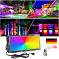 50W RGB LED Fluter Außen Strahler Flutlicht Gartenlampe Dimmbar Wetterfeste IP65