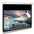 Rollolux Heimkino Beamer Motorleinwand 280 x 195 (274x154)cm 16:9 124" HDTV 4K