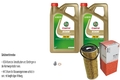 MAHLE Ölfilter 10 L Öl Castrol EDGE FST 5W-30 LL für Mercedes-Benz C-Klasse