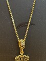 Goldkette Mit Kronenanhänger
