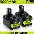 2X 5.0Ah 18V Akku Für RYOBI One Plus Lithium RB18L50 P108 Batterie DE 18 Volt