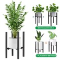 Pflanzenständer Metall Blumentopfständer Verstellbarer Blumenständer 28-37cm