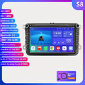 8'' Autoradio Für VW GOLF PASSAT TOURAN POLO Android12 8+128G GPS Nav Carplay AI