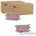 2X VAN WEZEL BLINKLEUCHTE BLINKER WEIß VORNE PASSEND FÜR VW GOLF VENTO