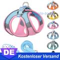 Katzengeschirr Hundegeschirr mit Leine Welpengeschirr Reflektierend Mesh Weste
