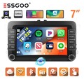 7" Android 14 Autoradio 32G Carplay GPS Navi Wifi RDS KAM Für VW GOLF 5 6 Passat