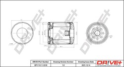 Dr!ve+ Ölfilter DP1110.11.0318 Anschraubfilter M 22 X 1.5 für FIAT FREEMONT 2 JT