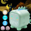 Digitaler Kinderwecker Wecker mit Nachtlicht Temperatur Snooze Alarm Geschenk