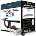 Für MERCEDES V-Klasse Vito Typ W639 Anhängerkupplung starr +eSatz 7pol 04-10 NEU