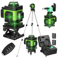 16 Line Laser Level Wasserwaage 3° Selbstnivellierend Kreuzlinienlaser +Stativ