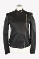 Denham Damen Jacke Gr. 34 (XS) Schwarz Jacke Biker  Lederjacke