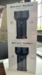 Olight Marauder 2 LED-Taschenlampe - Schwarz, 1400lm