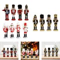 4 Stück Weihnachten Nussknacker Ornamente Weihnachtsdeko für Tischfest
