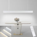 ZMH Pendelleuchte LED Hängelampe CCT Dimmbar 100CM mit Fernbedienung Lang Linear