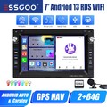 64G Android 14 Autoradio GPS Navi SWC Für VW Polo 9N Golf Jetta MK4 Passat B5 T5