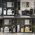 Midischrank Badschrank Badezimmermöbel Viola modern 38x80 cm Vicco