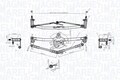 MAGNETI MARELLI 085570190010 Wischergestänge für AUDI,SEAT,SKODA,VW
