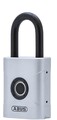 ABUS TOUCH 57 Vorhängeschloss mit Fingerabdruck | Wasserfest | 20 Fingerprints