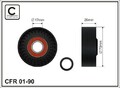 CAFFARO 01-90 Spannrolle Keilrippenriemen 70mm für BMW 5 Limousine (E39) 7 (E38)