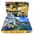 Konvolut mit 2 Vintage 500 Stück Puzzle beide Polperro Cornwall komplett