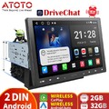 ATOTO 10.1 Zoll Autoradio 1 DIN Android GPS NAVI Wireless CarPlay &Android Auto