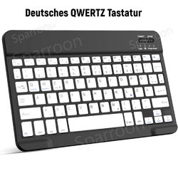 QWERTZ Tastatur Hülle Für Samsung Galaxy Tab A9 Plus A8 A7 S9 FE S8 S7 S6 Lite