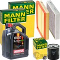 MANN INSPEKTIONSPAKET+5L MOTUL 5W-30 MOTORÖL passend für OPEL MERIVA A 1.6+1.8