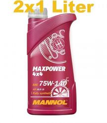 2x1 Liter MANNOL Maxpower 4x4 75W-140 GL 5 Getriebeöl Limited Slip 75W140