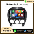 9'' Autoradio Android13 Für Mazda 2 2007-2013 Nav GPS Carplay FM WIFI DAB+ 4+64G