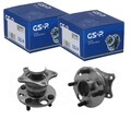 2X GSP RADLAGER-SATZ HINTEN BEIDSEITIG PASSEND FÜR TOYOTA COROLLA LINKS+RECHTS