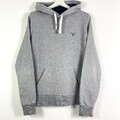 GANT Kapuzenpullover Herren Hoodie Kapuzensweater Kapuzenpulli Gr.S Grau Logo
