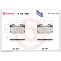 1x Bremsbelagsatz, Scheibenbremse BREMBO P 56 095 passend für NISSAN INFINITI