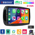 DAB 32G Android 14 Autoradio KAM GPS für Benz Smart Fortwo Forfour 453 2014-2022